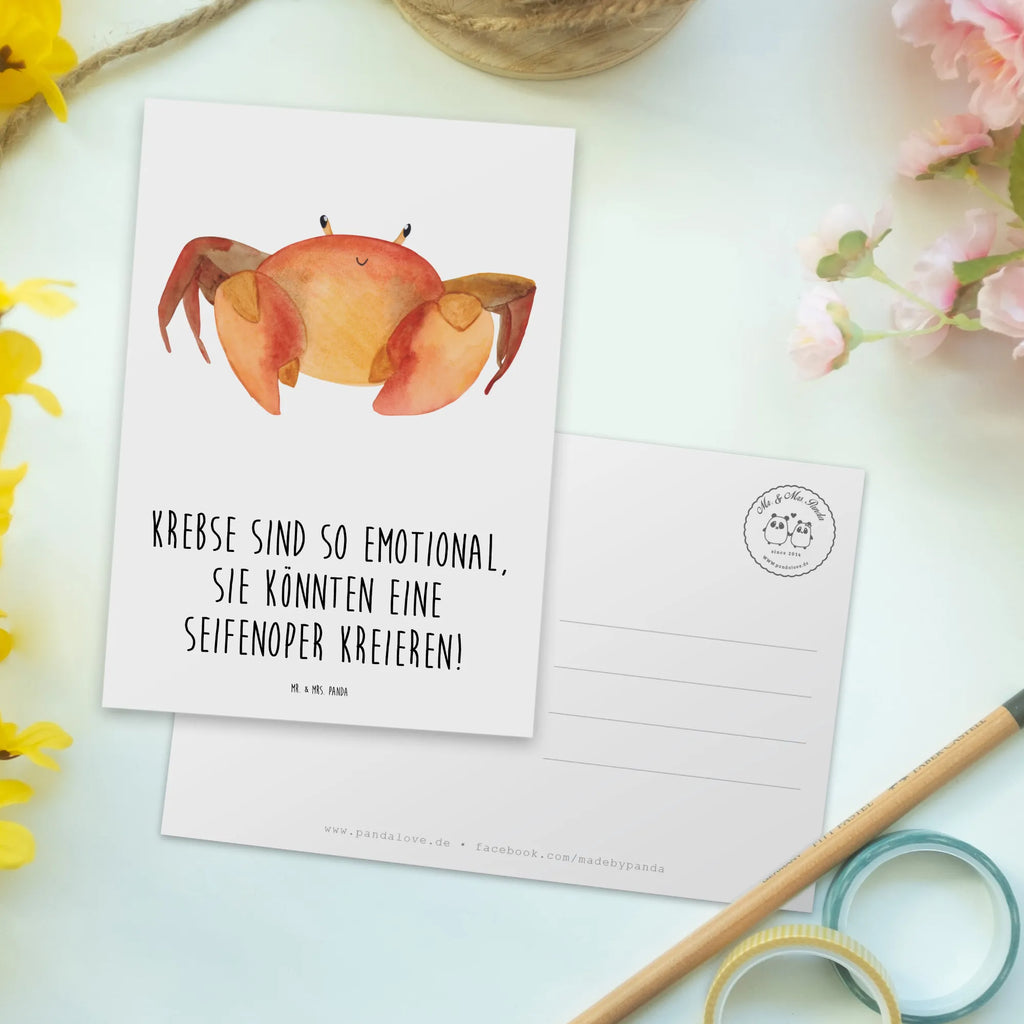 Postkarte Emotionaler Krebs Geschenkkarte, Ansichtskarte, Geburtstagskarte, Einladungskarte, Grußkarte, Einladung, Einladung Geburtstag, Ansichtskarten, Dankeskarte, Karte, Postkarte, Einladungskarten Geburtstag, Tierkreiszeichen, Sternzeichen, Horoskop, Astrologie, Aszendent