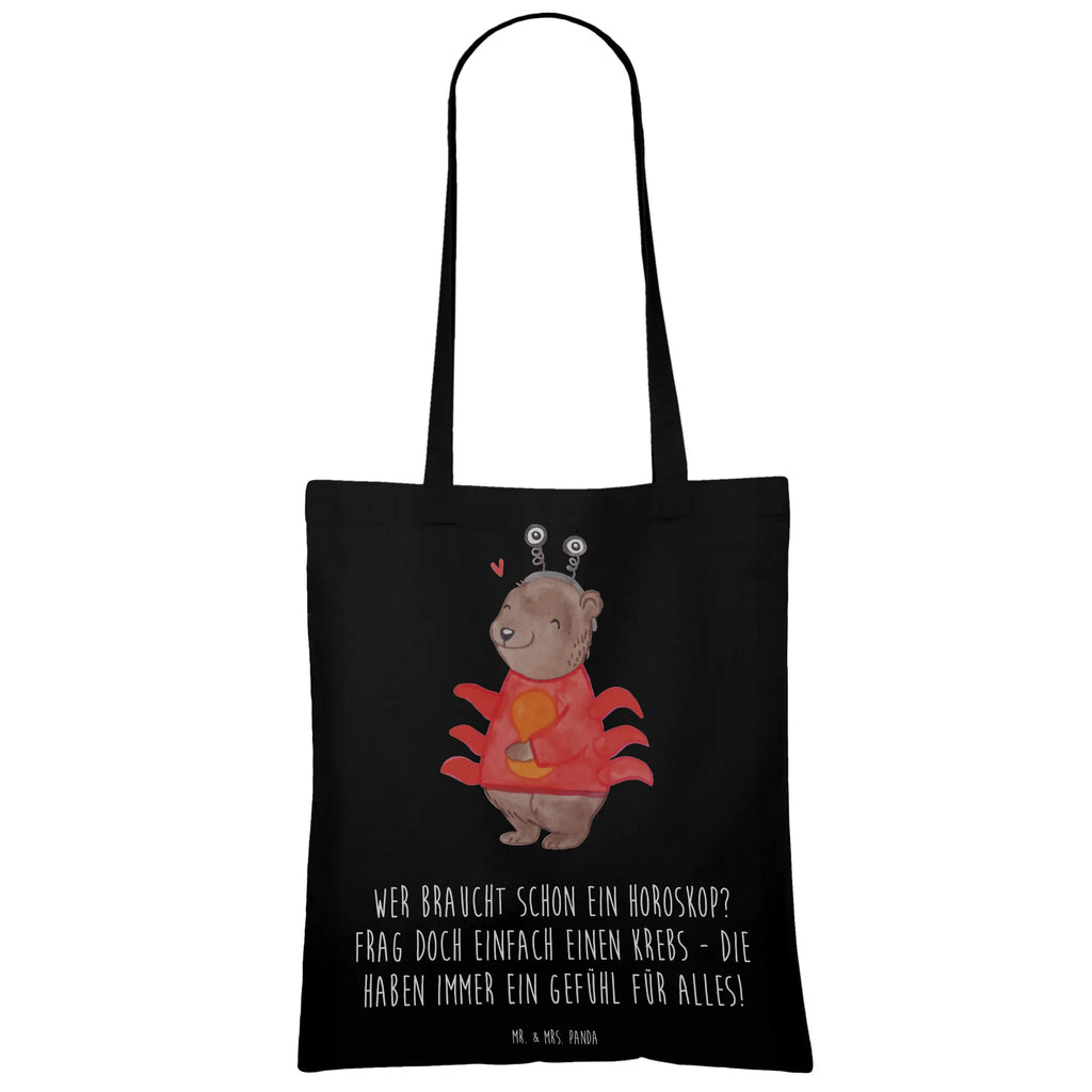 Tote bag Wer braucht schon ein Horoskop? Frag doch einfach einen Krebs - die haben immer ein Gefühl für alles! Laptoptasche, Stoffbeutel, Jutetasche, Shopper, Beuteltasche, Einkaufstasche, Badetasche, Tasche, Einkaufstüte, Jutebeutel, Strandtasche, Umhängetasche, Tragetasche, Beutel, Schultertasche, Stofftasche, Tierkreiszeichen, Sternzeichen, Horoskop, Astrologie, Aszendent