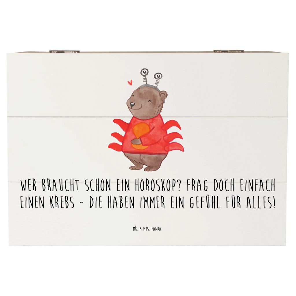 Holzkiste Krebs Gefühl XXL, Dekokiste, Holzkiste, Erinnerungsbox, Schatzkiste, Kiste, Truhe, Aufbewahrungsbox, Geschenkdose, Schatulle, Geschenkbox, Erinnerungskiste, Tierkreiszeichen, Sternzeichen, Horoskop, Astrologie, Aszendent