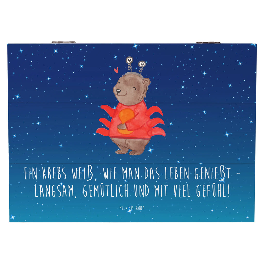Holzkiste Krebs Genießer Aufbewahrungsbox, Kiste, Schatzkiste, Truhe, Dekokiste, Erinnerungsbox, Schatulle, Geschenkdose, XXL, Geschenkbox, Erinnerungskiste, Holzkiste, Tierkreiszeichen, Sternzeichen, Horoskop, Astrologie, Aszendent