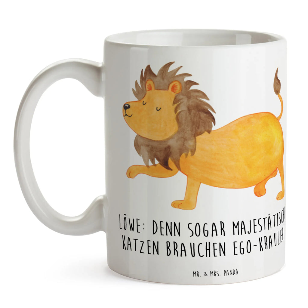 Tasse Majestätischer Löwe Tasse mit Motiven, Tasse, Bürotasse, Kaffeetasse, Teetasse, Geschenktasse, Tasse mit Zitaten, Keramiktasse, Porzellantasse, Tierkreiszeichen, Sternzeichen, Horoskop, Astrologie, Aszendent