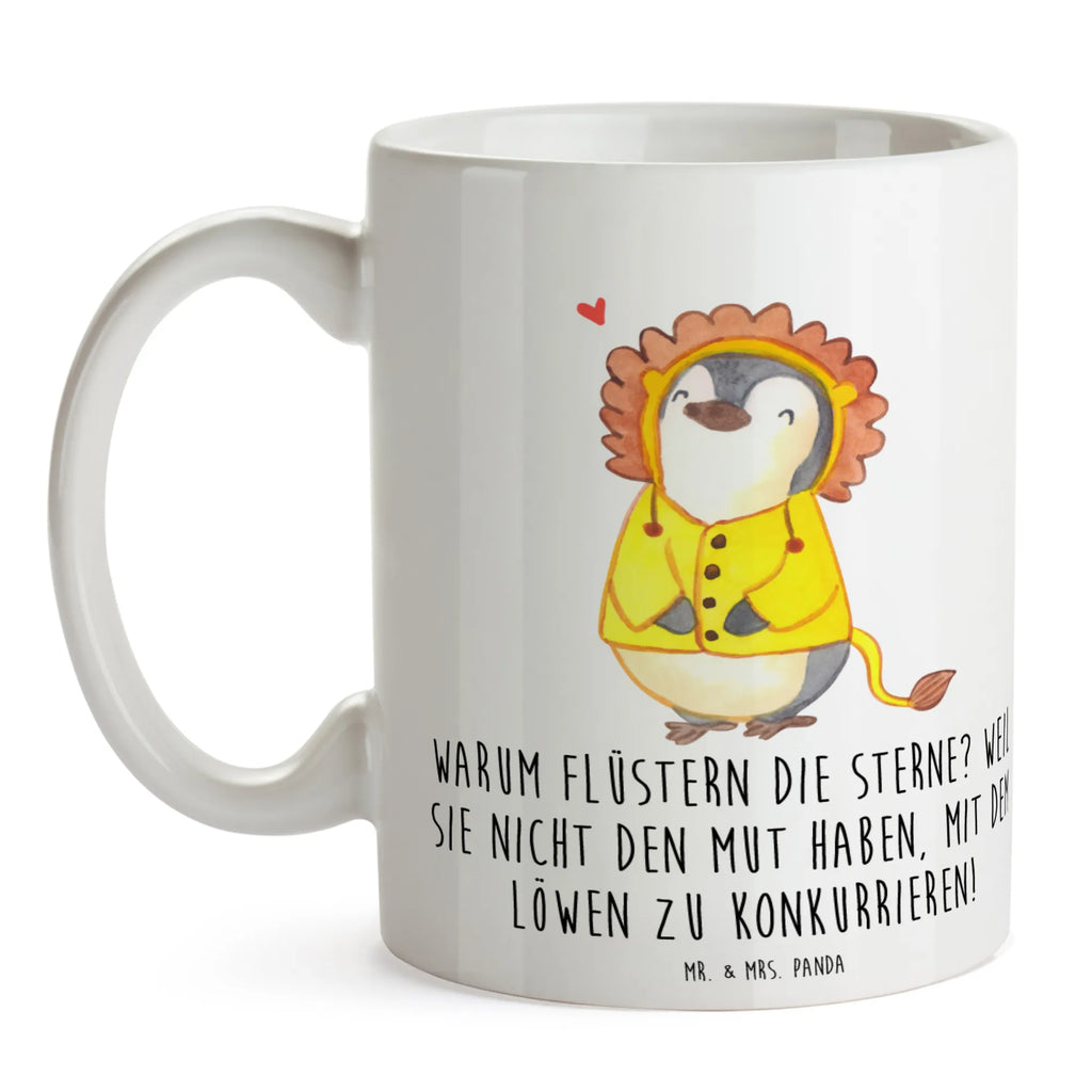 Tasse Sterne und Löwe Teetasse, Keramiktasse, Porzellantasse, Tasse mit Motiven, Kaffeetasse, Tasse mit Zitaten, Geschenktasse, Tasse, Bürotasse, Tierkreiszeichen, Sternzeichen, Horoskop, Astrologie, Aszendent