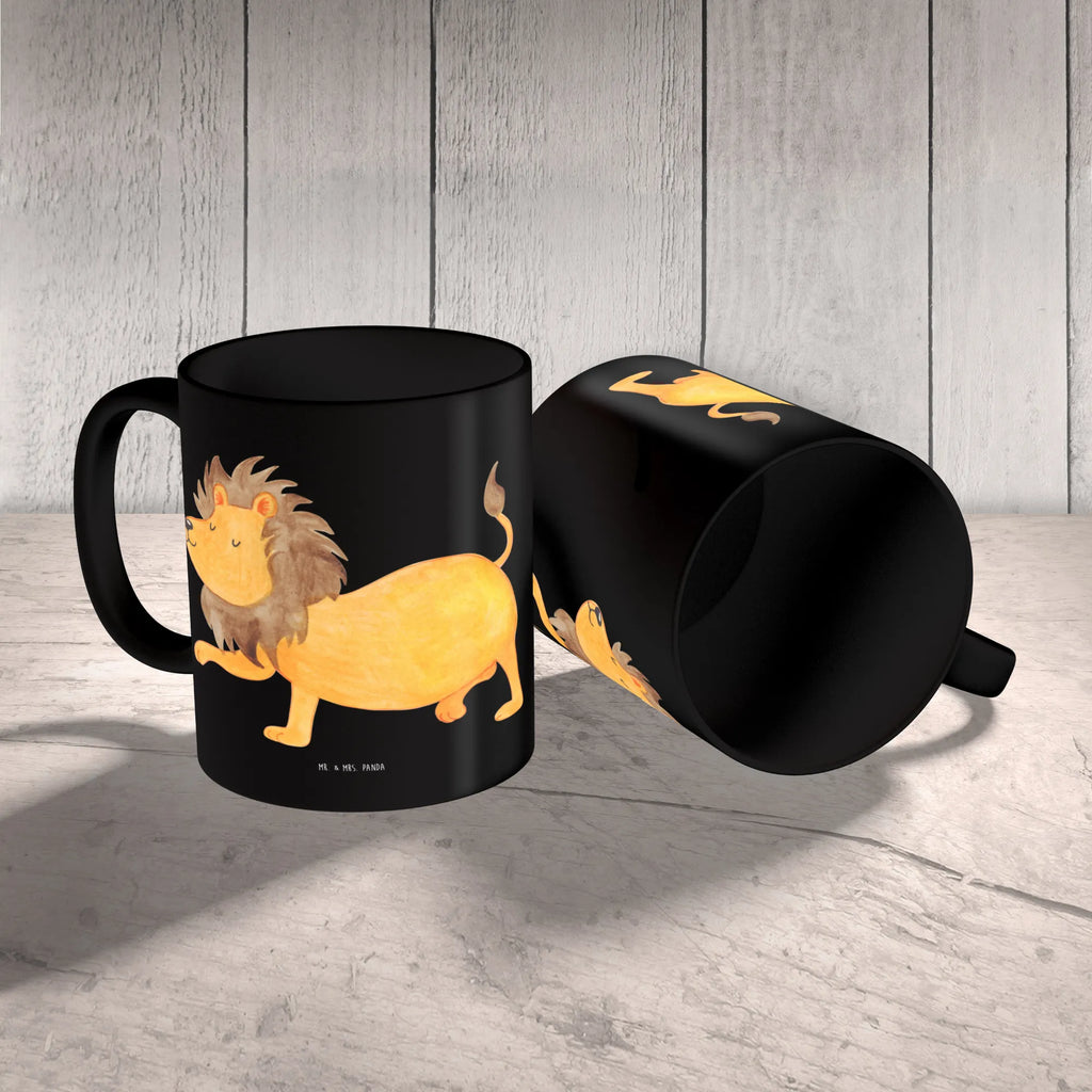 Tasse Majestätischer Löwe Tasse mit Motiven, Tasse, Bürotasse, Kaffeetasse, Teetasse, Geschenktasse, Tasse mit Zitaten, Keramiktasse, Porzellantasse, Tierkreiszeichen, Sternzeichen, Horoskop, Astrologie, Aszendent