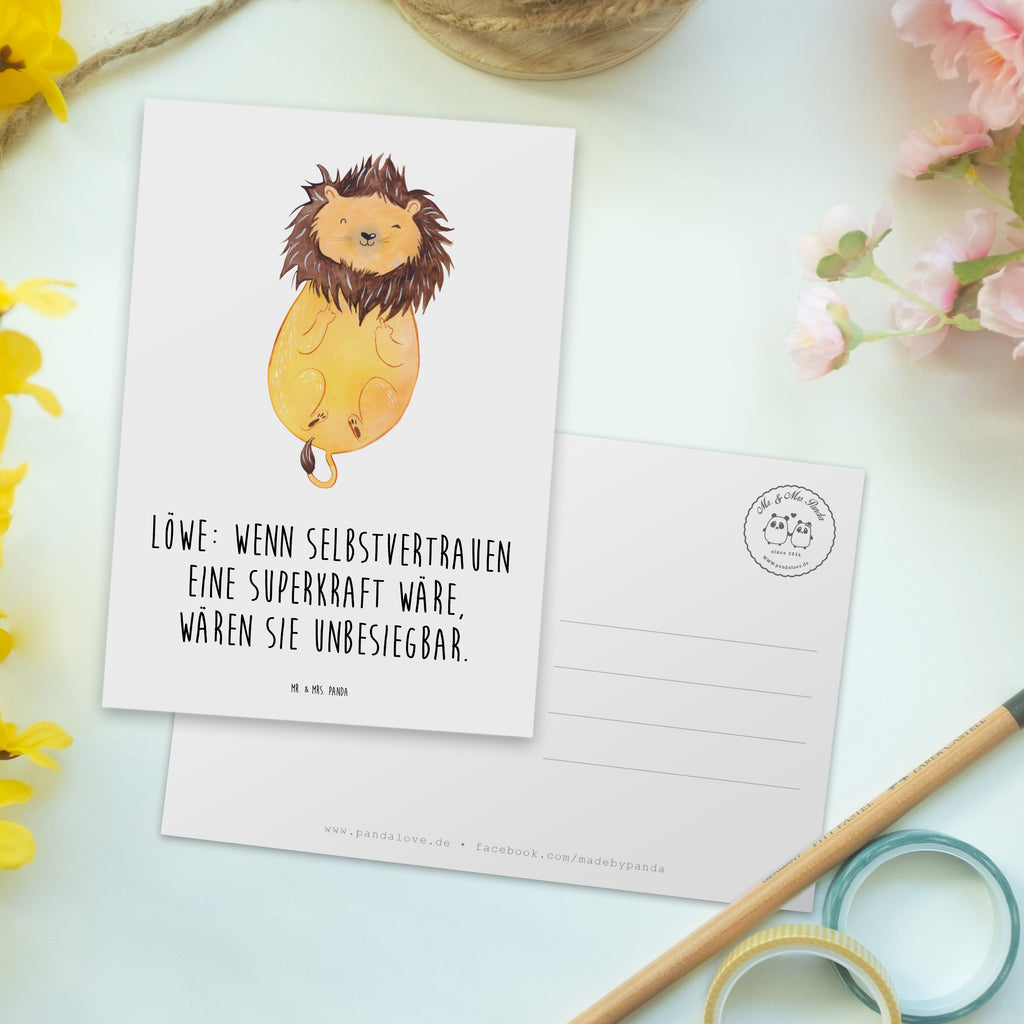Postkarte Löwe Superkraft Karte, Grußkarte, Ansichtskarten, Einladung Geburtstag, Einladung, Einladungskarten Geburtstag, Geschenkkarte, Geburtstagskarte, Postkarte, Dankeskarte, Einladungskarte, Ansichtskarte, Tierkreiszeichen, Sternzeichen, Horoskop, Astrologie, Aszendent