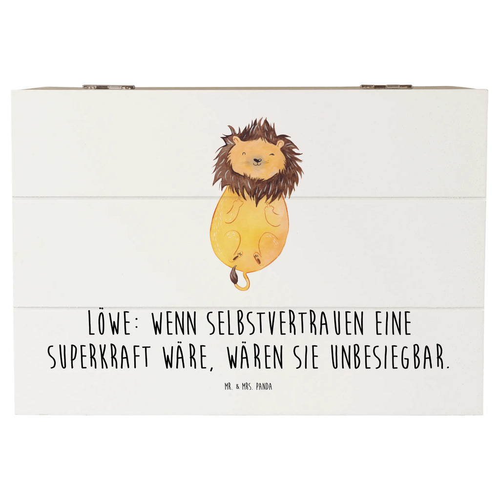 Holzkiste Löwe Superkraft Schatzkiste, Aufbewahrungsbox, Schatulle, Truhe, Dekokiste, Geschenkdose, Geschenkbox, XXL, Erinnerungskiste, Erinnerungsbox, Kiste, Holzkiste, Tierkreiszeichen, Sternzeichen, Horoskop, Astrologie, Aszendent