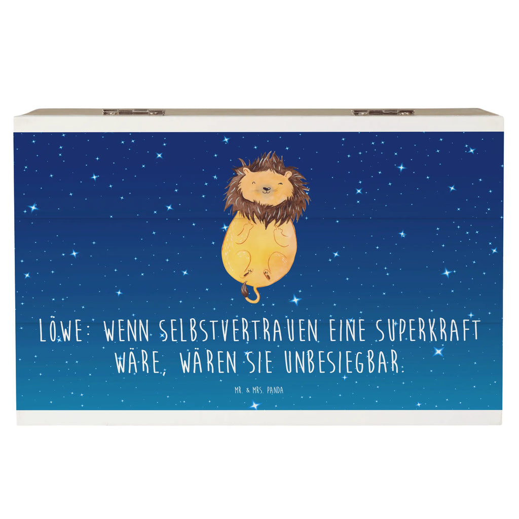 Holzkiste Löwe Superkraft Schatzkiste, Aufbewahrungsbox, Schatulle, Truhe, Dekokiste, Geschenkdose, Geschenkbox, XXL, Erinnerungskiste, Erinnerungsbox, Kiste, Holzkiste, Tierkreiszeichen, Sternzeichen, Horoskop, Astrologie, Aszendent