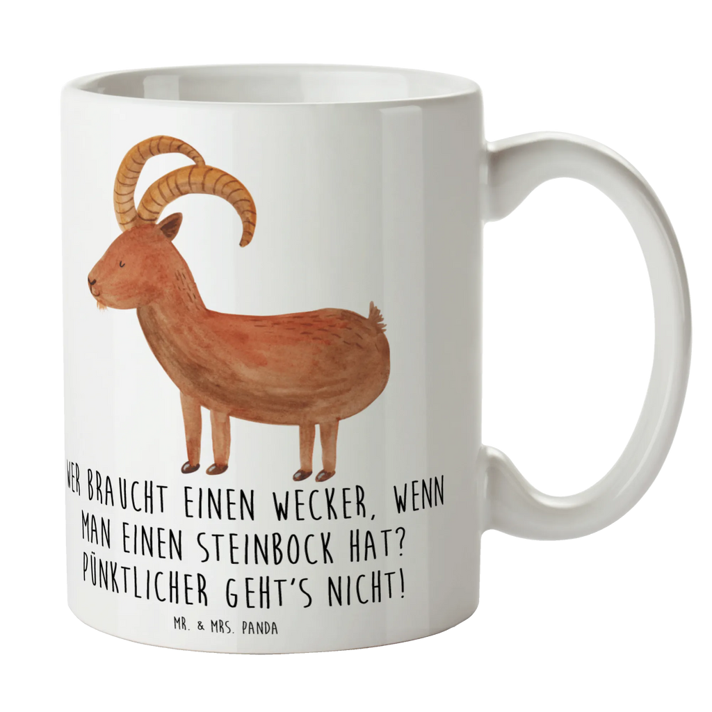 Tasse Steinbock Wecker Kaffeetasse, Porzellantasse, Geschenktasse, Teetasse, Tasse mit Motiven, Tasse mit Zitaten, Tasse, Keramiktasse, Bürotasse, Tierkreiszeichen, Sternzeichen, Horoskop, Astrologie, Aszendent