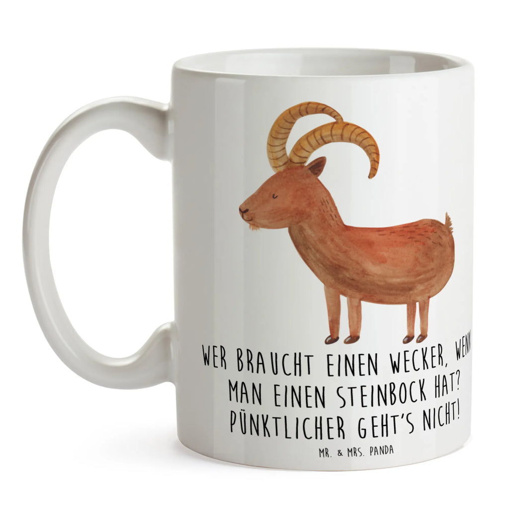 Tasse Steinbock Wecker Kaffeetasse, Porzellantasse, Geschenktasse, Teetasse, Tasse mit Motiven, Tasse mit Zitaten, Tasse, Keramiktasse, Bürotasse, Tierkreiszeichen, Sternzeichen, Horoskop, Astrologie, Aszendent