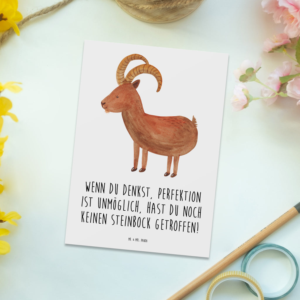 Postkarte Steinbock Perfektion Geschenkkarte, Dankeskarte, Einladungskarten Geburtstag, Einladungskarte, Grußkarte, Postkarte, Ansichtskarten, Einladung, Geburtstagskarte, Karte, Einladung Geburtstag, Ansichtskarte, Tierkreiszeichen, Sternzeichen, Horoskop, Astrologie, Aszendent
