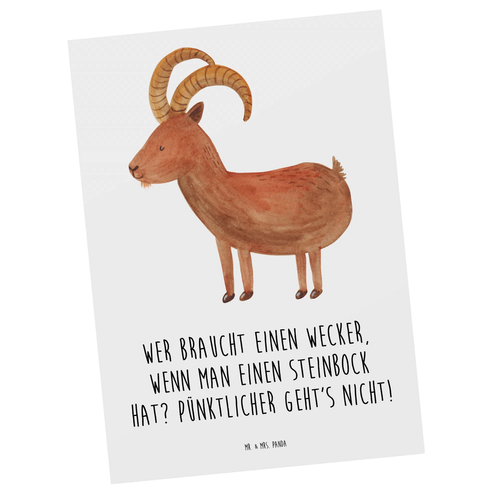 Postkarte Steinbock Wecker Einladungskarte, Postkarte, Dankeskarte, Einladung, Geschenkkarte, Geburtstagskarte, Einladung Geburtstag, Einladungskarten Geburtstag, Grußkarte, Ansichtskarten, Ansichtskarte, Karte, Tierkreiszeichen, Sternzeichen, Horoskop, Astrologie, Aszendent