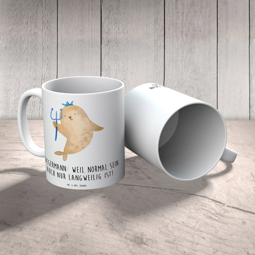 Tasse Wassermann Unikat Keramiktasse, Bürotasse, Tasse mit Zitaten, Teetasse, Porzellantasse, Kaffeetasse, Geschenktasse, Tasse mit Motiven, Tasse, Tierkreiszeichen, Sternzeichen, Horoskop, Astrologie, Aszendent