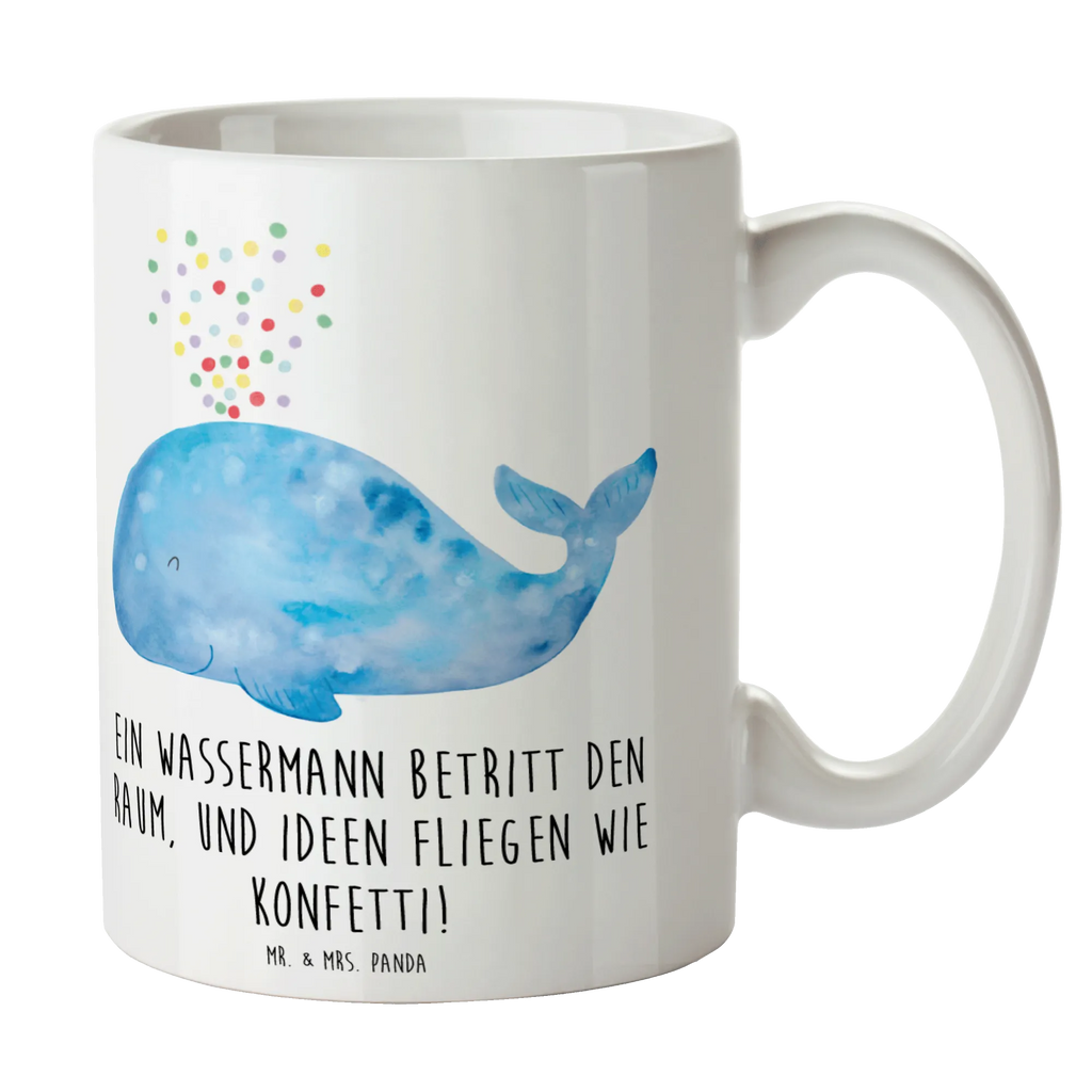 Tasse Wassermann Ideenflug Tasse, Tasse mit Zitaten, Geschenktasse, Tasse mit Motiven, Bürotasse, Keramiktasse, Teetasse, Porzellantasse, Kaffeetasse, Tierkreiszeichen, Sternzeichen, Horoskop, Astrologie, Aszendent