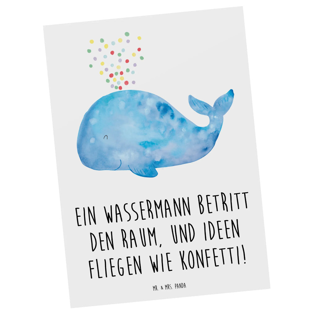 Postkarte Wassermann Ideenflug Grußkarte, Geburtstagskarte, Dankeskarte, Karte, Geschenkkarte, Einladung, Ansichtskarte, Ansichtskarten, Einladungskarten Geburtstag, Postkarte, Einladungskarte, Einladung Geburtstag, Tierkreiszeichen, Sternzeichen, Horoskop, Astrologie, Aszendent