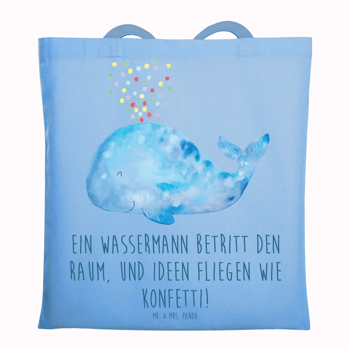 Tote bag Ein Wassermann betritt den Raum, und Ideen fliegen wie Konfetti! constellations, birthdays, astrology, date of birth, month of birth