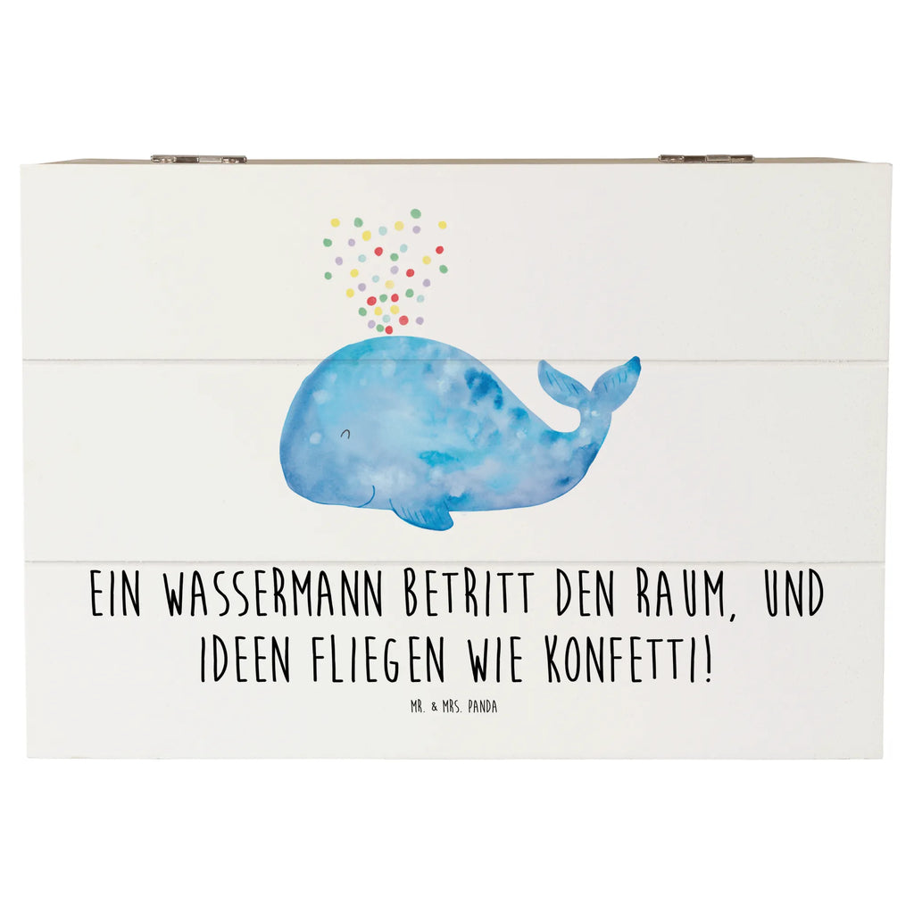 Holzkiste Wassermann Ideenflug Geschenkbox, Aufbewahrungsbox, Kiste, XXL, Schatzkiste, Holzkiste, Erinnerungskiste, Truhe, Schatulle, Dekokiste, Erinnerungsbox, Geschenkdose, Tierkreiszeichen, Sternzeichen, Horoskop, Astrologie, Aszendent
