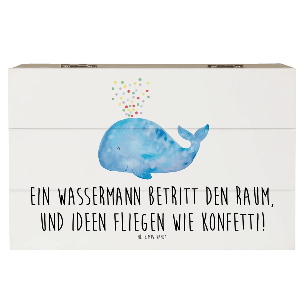 Holzkiste Wassermann Ideenflug Geschenkbox, Aufbewahrungsbox, Kiste, XXL, Schatzkiste, Holzkiste, Erinnerungskiste, Truhe, Schatulle, Dekokiste, Erinnerungsbox, Geschenkdose, Tierkreiszeichen, Sternzeichen, Horoskop, Astrologie, Aszendent