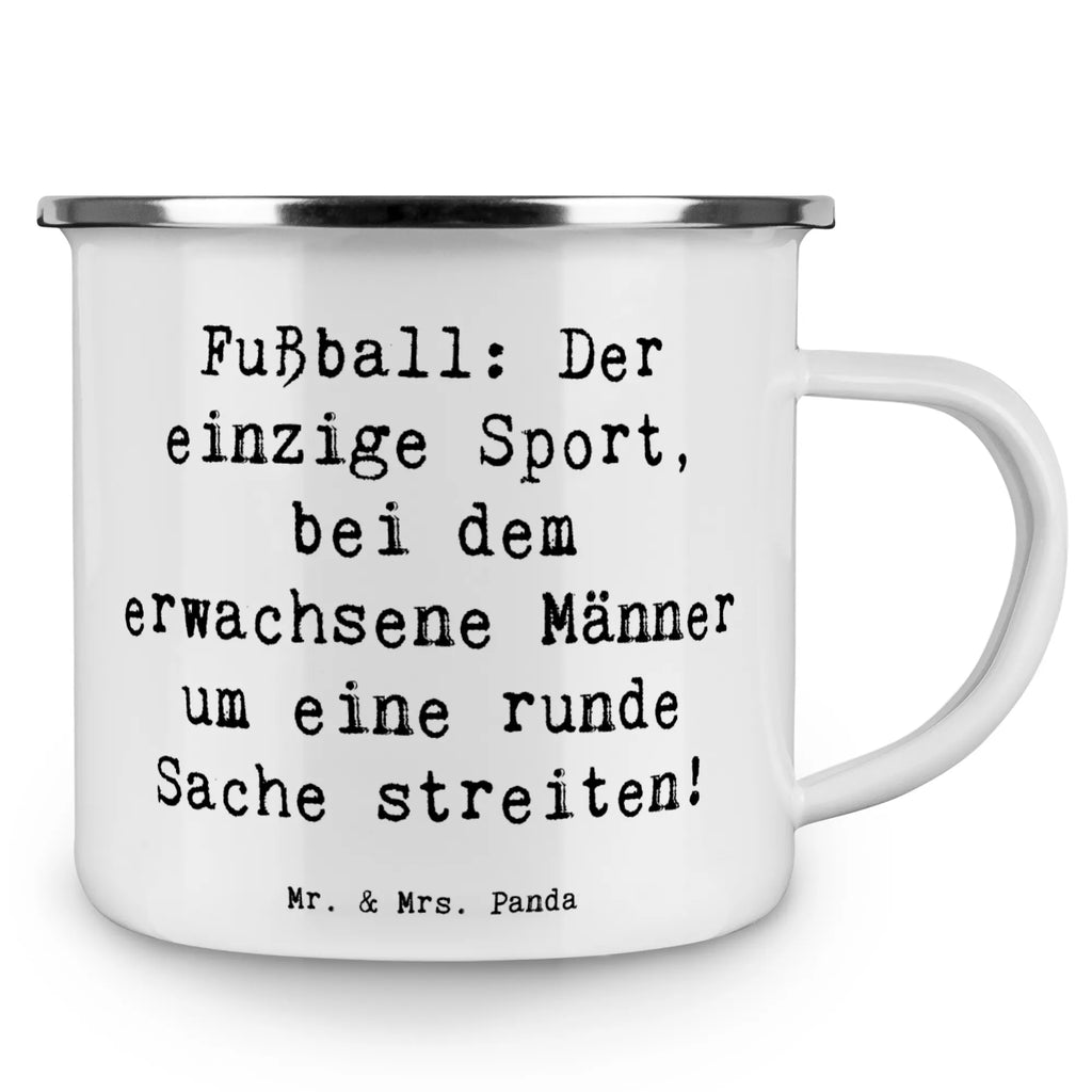 Enamel camping mug Saying Fußball: Der einzige Sport, bei dem erwachsene Männer um eine runde Sache streiten! Campingbecher, Emailletasse, Campingtasse, Blechtassen, Camping Becher, Metalltasse für Camping, Blechtasse Outdoor, Emaille Tassen, Camping Tasse Emaille, Emaille Becher Camping, Metalltasse, Campingtassen, Outdoor Becher, Emaille Campingbecher, Camping Tasse Metall, Emaille Tasse Camping, Camping Tassen Emaille, Camping Tassen, Blechtasse, Outdoor Tasse, Tasse Emaille, Edelstahl Trinkbecher, Tasse Camping, Trinkbecher, Camping Becher Edelstahl, Metall Tasse, Emaille Becher, Emaille Tasse, Kaffee Blechtasse, Emaille Trinkbecher, Geschenk, Sport, Sportart, Hobby, Schenken, Danke, Dankeschön, Auszeichnung, Gewinn, Sportler