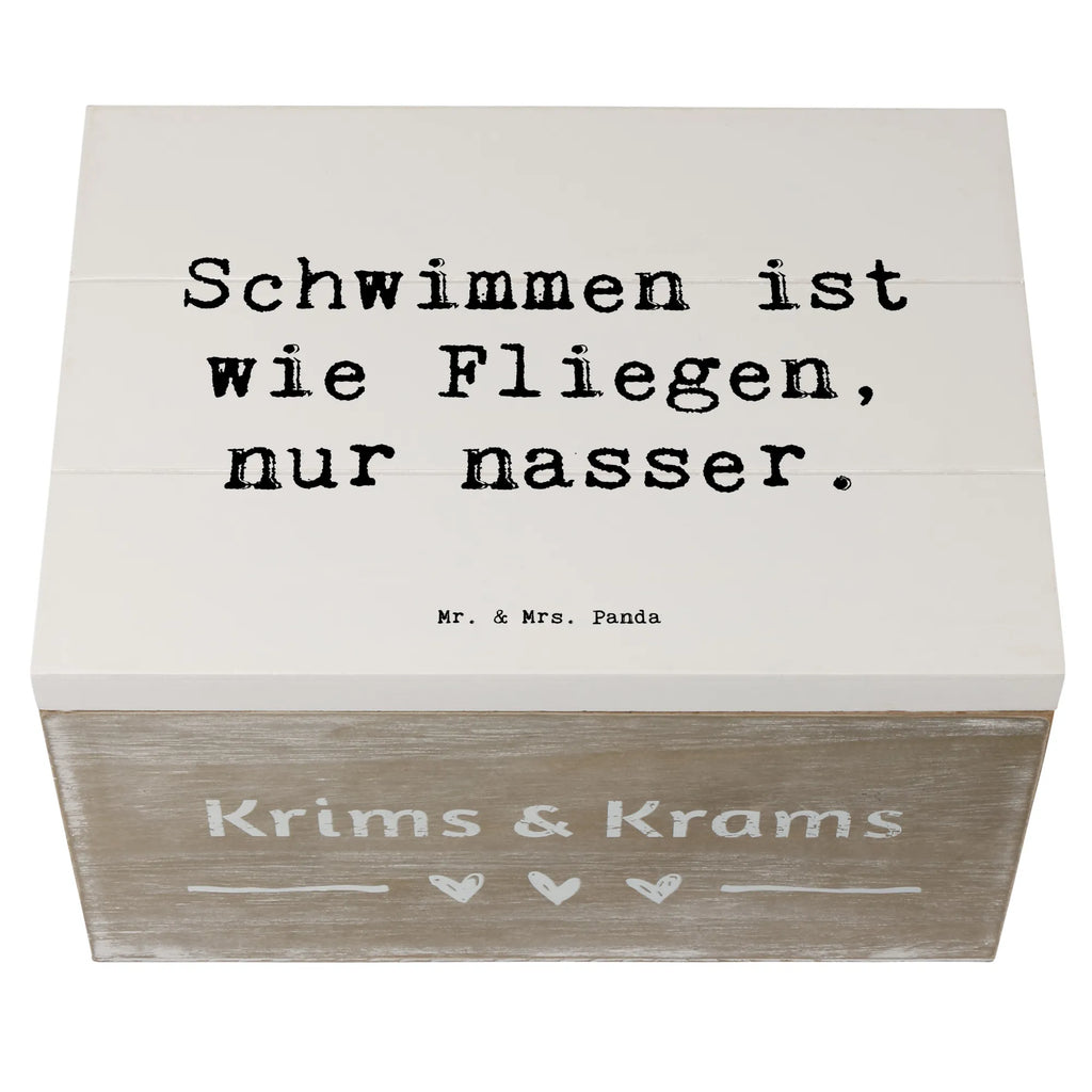Holzkiste Spruch Schwimmen wie Fliegen Aufbewahrungsbox, Truhe, Erinnerungsbox, Schatzkiste, Geschenkdose, Kiste, Dekokiste, Holzkiste, XXL, Schatulle, Geschenkbox, Erinnerungskiste, Geschenk, Sport, Sportart, Hobby, Schenken, Danke, Dankeschön, Auszeichnung, Gewinn, Sportler