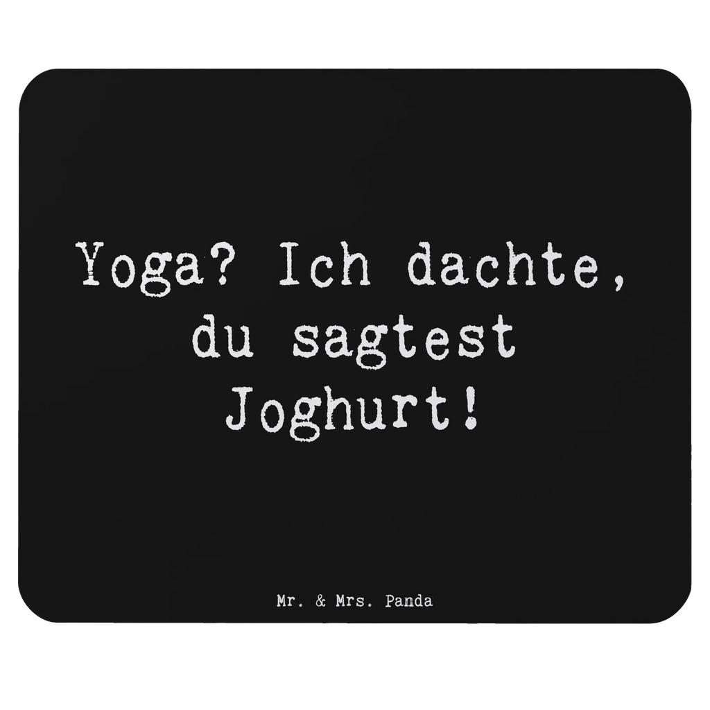 Mouse mat Saying Yoga? Ich dachte, du sagtest Joghurt! Mousepad, Arbeitszimmer, Mauspad Büro, PC Zubehör, Computer zubehör, Mausunterlage, Büroausstattung, Einzigartiges Mauspad, Designer Mauspad, Mauspad, Geschenk, Sport, Sportart, Hobby, Schenken, Danke, Dankeschön, Auszeichnung, Gewinn, Sportler