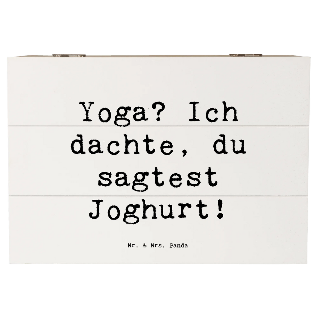 Holzkiste Spruch Yoga Humor Kiste, Erinnerungsbox, Schatulle, Truhe, Geschenkdose, XXL, Geschenkbox, Aufbewahrungsbox, Holzkiste, Schatzkiste, Dekokiste, Erinnerungskiste, Geschenk, Sport, Sportart, Hobby, Schenken, Danke, Dankeschön, Auszeichnung, Gewinn, Sportler