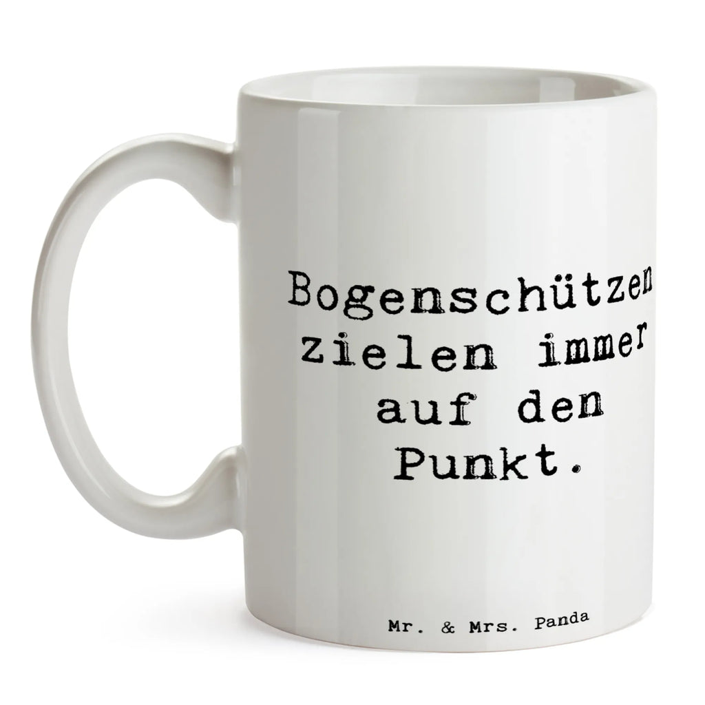 Tasse Spruch Bogenschützen Fokussierung Geschenktasse, Porzellantasse, Tasse mit Zitaten, Bürotasse, Tasse mit Motiven, Kaffeetasse, Teetasse, Tasse, Keramiktasse, Geschenk, Sport, Sportart, Hobby, Schenken, Danke, Dankeschön, Auszeichnung, Gewinn, Sportler