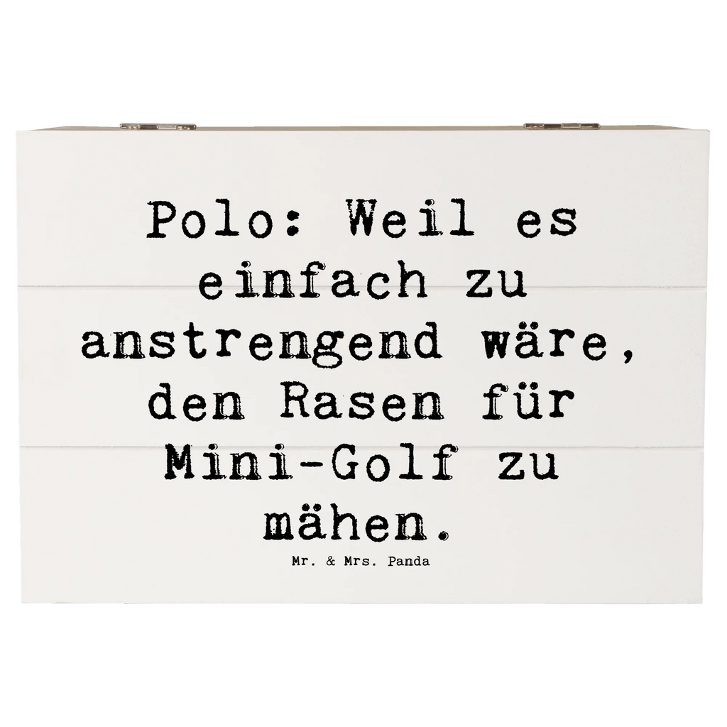 Holzkiste Spruch Polo Spaß Geschenkdose, Aufbewahrungsbox, Schatzkiste, Geschenkbox, Truhe, XXL, Schatulle, Holzkiste, Kiste, Erinnerungsbox, Erinnerungskiste, Dekokiste, Geschenk, Sport, Sportart, Hobby, Schenken, Danke, Dankeschön, Auszeichnung, Gewinn, Sportler