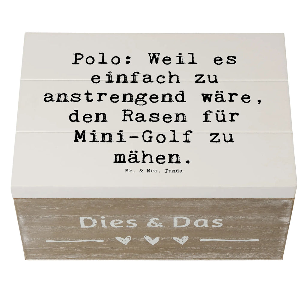 Holzkiste Spruch Polo Spaß Geschenkdose, Aufbewahrungsbox, Schatzkiste, Geschenkbox, Truhe, XXL, Schatulle, Holzkiste, Kiste, Erinnerungsbox, Erinnerungskiste, Dekokiste, Geschenk, Sport, Sportart, Hobby, Schenken, Danke, Dankeschön, Auszeichnung, Gewinn, Sportler