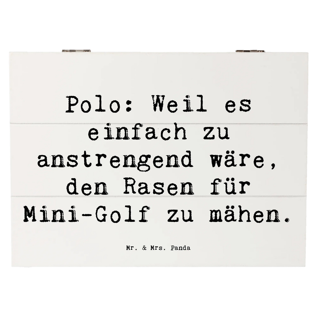 Holzkiste Spruch Polo Spaß Geschenkdose, Aufbewahrungsbox, Schatzkiste, Geschenkbox, Truhe, XXL, Schatulle, Holzkiste, Kiste, Erinnerungsbox, Erinnerungskiste, Dekokiste, Geschenk, Sport, Sportart, Hobby, Schenken, Danke, Dankeschön, Auszeichnung, Gewinn, Sportler