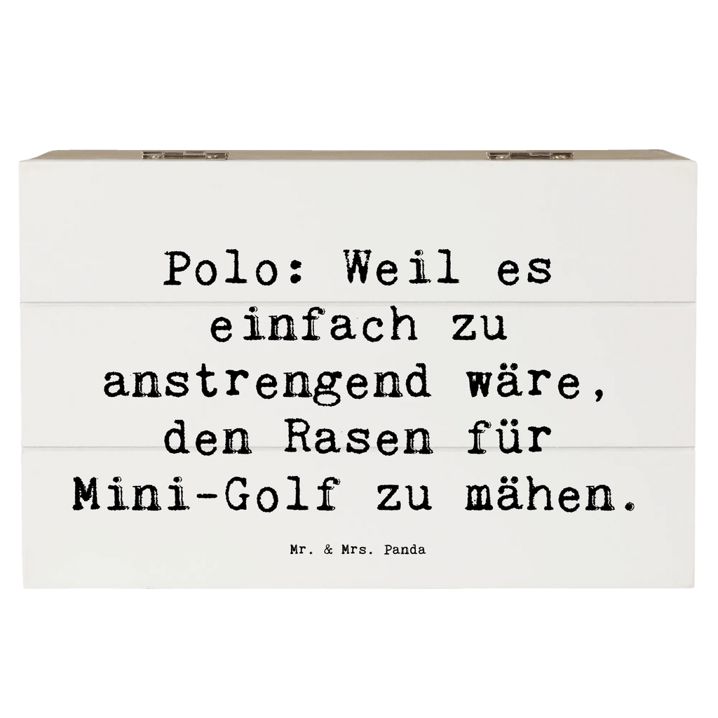 Holzkiste Spruch Polo Spaß Geschenkdose, Aufbewahrungsbox, Schatzkiste, Geschenkbox, Truhe, XXL, Schatulle, Holzkiste, Kiste, Erinnerungsbox, Erinnerungskiste, Dekokiste, Geschenk, Sport, Sportart, Hobby, Schenken, Danke, Dankeschön, Auszeichnung, Gewinn, Sportler
