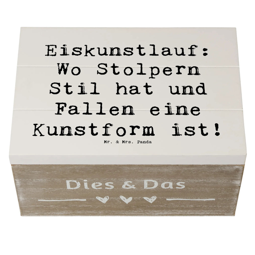 Holzkiste Spruch Eiskunstlauf Kunst Schatulle, Geschenkbox, Holzkiste, Kiste, Aufbewahrungsbox, Schatzkiste, Dekokiste, Geschenkdose, XXL, Erinnerungskiste, Erinnerungsbox, Truhe, Geschenk, Sport, Sportart, Hobby, Schenken, Danke, Dankeschön, Auszeichnung, Gewinn, Sportler