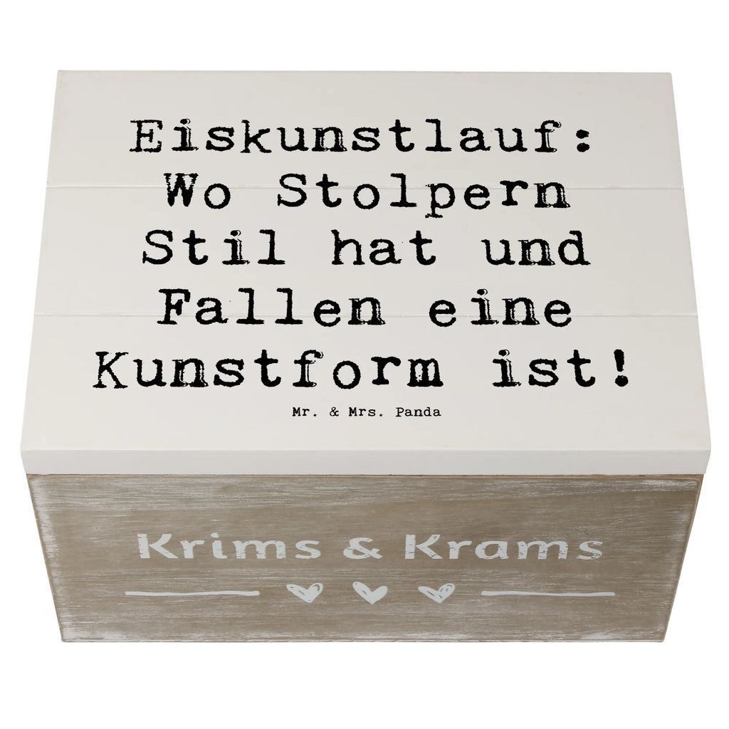 Holzkiste Spruch Eiskunstlauf Kunst Schatulle, Geschenkbox, Holzkiste, Kiste, Aufbewahrungsbox, Schatzkiste, Dekokiste, Geschenkdose, XXL, Erinnerungskiste, Erinnerungsbox, Truhe, Geschenk, Sport, Sportart, Hobby, Schenken, Danke, Dankeschön, Auszeichnung, Gewinn, Sportler