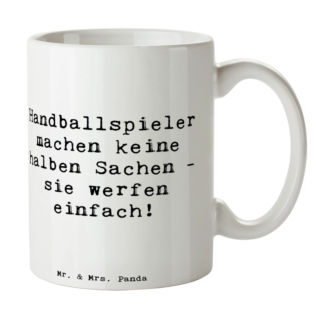 Tasse Spruch Handball Wurf Tasse mit Motiven, Tasse mit Zitaten, Keramiktasse, Geschenktasse, Bürotasse, Kaffeetasse, Teetasse, Tasse, Porzellantasse, Geschenk, Sport, Sportart, Hobby, Schenken, Danke, Dankeschön, Auszeichnung, Gewinn, Sportler