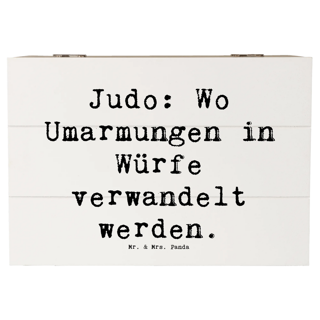 Wooden chest Saying Judo: Wo Umarmungen in Würfe verwandelt werden. Geschenkbox, Schatzkiste, Truhe, Dekokiste, Holzkiste, Erinnerungsbox, Erinnerungskiste, Geschenkdose, Kiste, Schatulle, XXL, Aufbewahrungsbox, Geschenk, Sport, Sportart, Hobby, Schenken, Danke, Dankeschön, Auszeichnung, Gewinn, Sportler