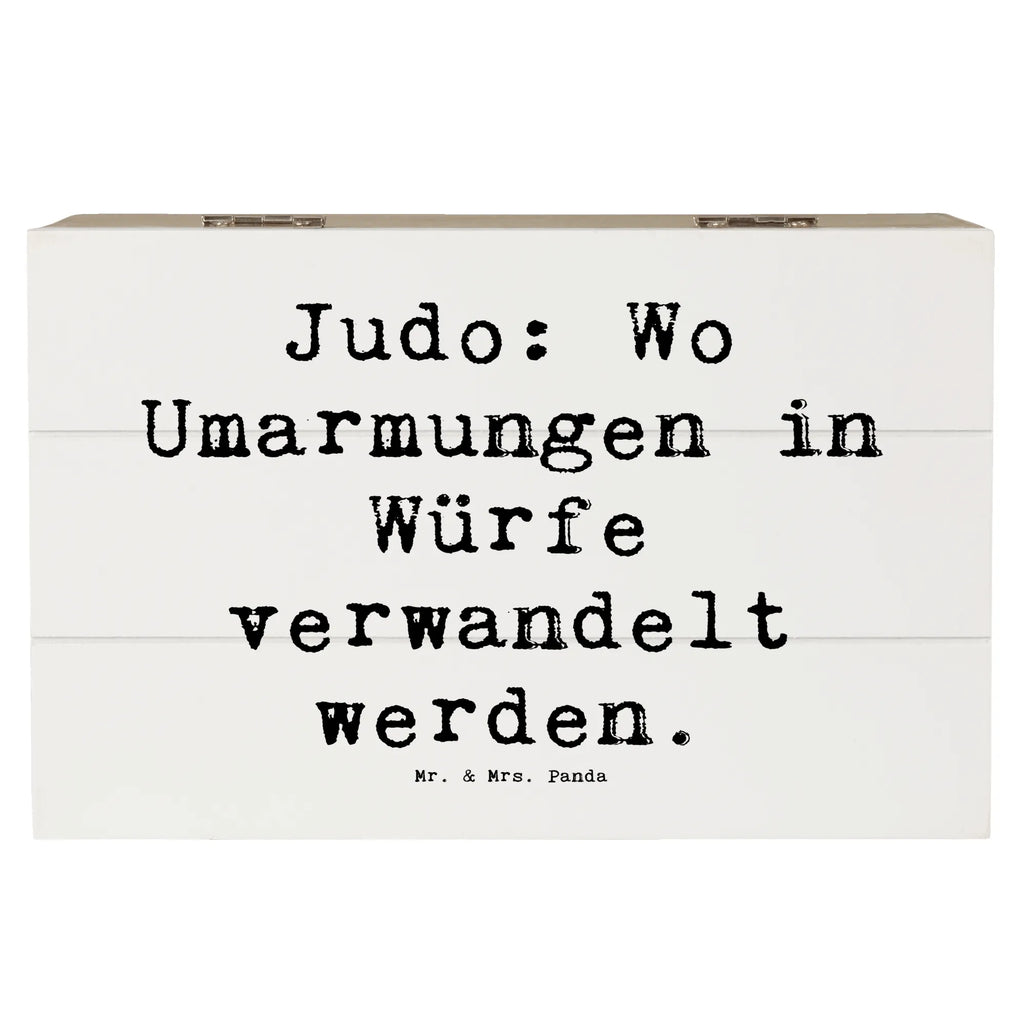 Wooden chest Saying Judo: Wo Umarmungen in Würfe verwandelt werden. Geschenkbox, Schatzkiste, Truhe, Dekokiste, Holzkiste, Erinnerungsbox, Erinnerungskiste, Geschenkdose, Kiste, Schatulle, XXL, Aufbewahrungsbox, Geschenk, Sport, Sportart, Hobby, Schenken, Danke, Dankeschön, Auszeichnung, Gewinn, Sportler