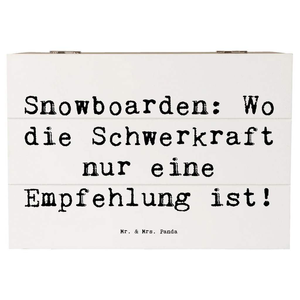 Holzkiste Spruch Snowboarden: Wo die Schwerkraft nur eine Empfehlung ist! XXL, Erinnerungsbox, Schatzkiste, Erinnerungskiste, Kiste, Geschenkdose, Holzkiste, Schatulle, Dekokiste, Aufbewahrungsbox, Truhe, Geschenkbox, Geschenk, Sport, Sportart, Hobby, Schenken, Danke, Dankeschön, Auszeichnung, Gewinn, Sportler