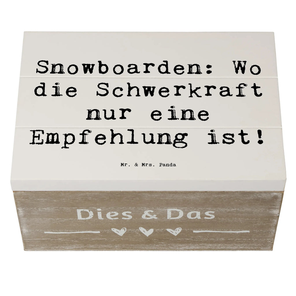 Holzkiste Spruch Snowboarden: Wo die Schwerkraft nur eine Empfehlung ist! XXL, Erinnerungsbox, Schatzkiste, Erinnerungskiste, Kiste, Geschenkdose, Holzkiste, Schatulle, Dekokiste, Aufbewahrungsbox, Truhe, Geschenkbox, Geschenk, Sport, Sportart, Hobby, Schenken, Danke, Dankeschön, Auszeichnung, Gewinn, Sportler