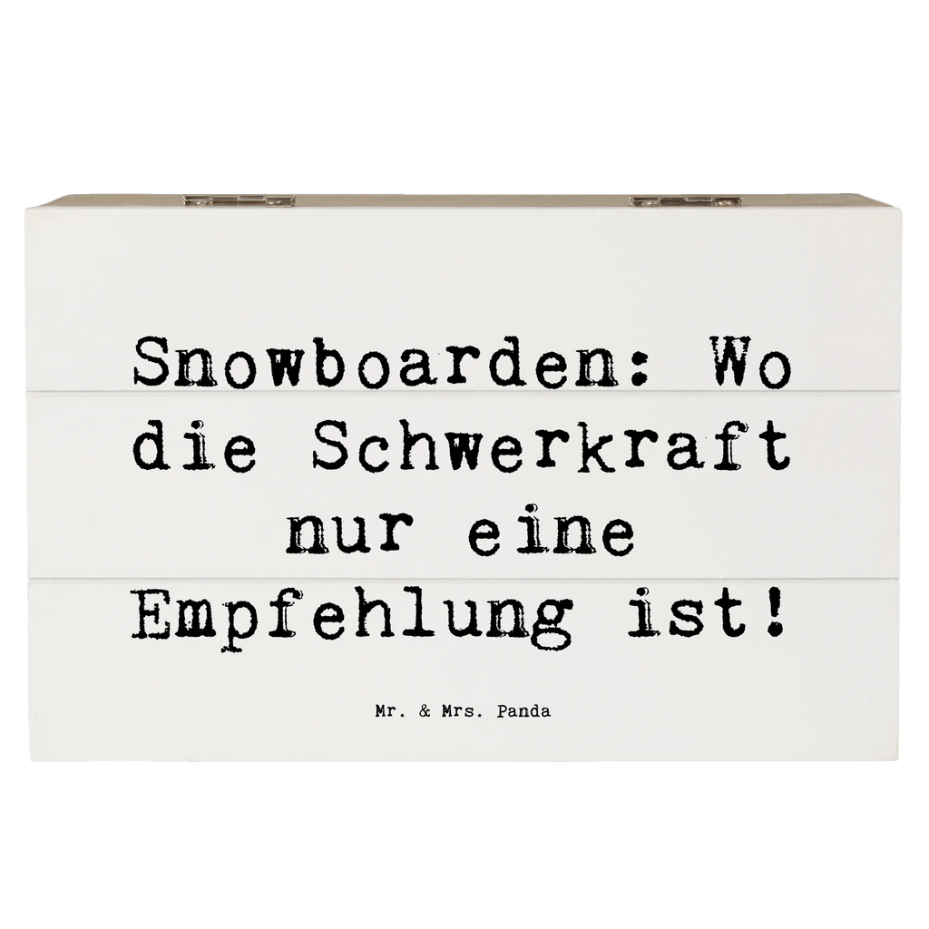 Holzkiste Spruch Snowboarden: Wo die Schwerkraft nur eine Empfehlung ist! XXL, Erinnerungsbox, Schatzkiste, Erinnerungskiste, Kiste, Geschenkdose, Holzkiste, Schatulle, Dekokiste, Aufbewahrungsbox, Truhe, Geschenkbox, Geschenk, Sport, Sportart, Hobby, Schenken, Danke, Dankeschön, Auszeichnung, Gewinn, Sportler