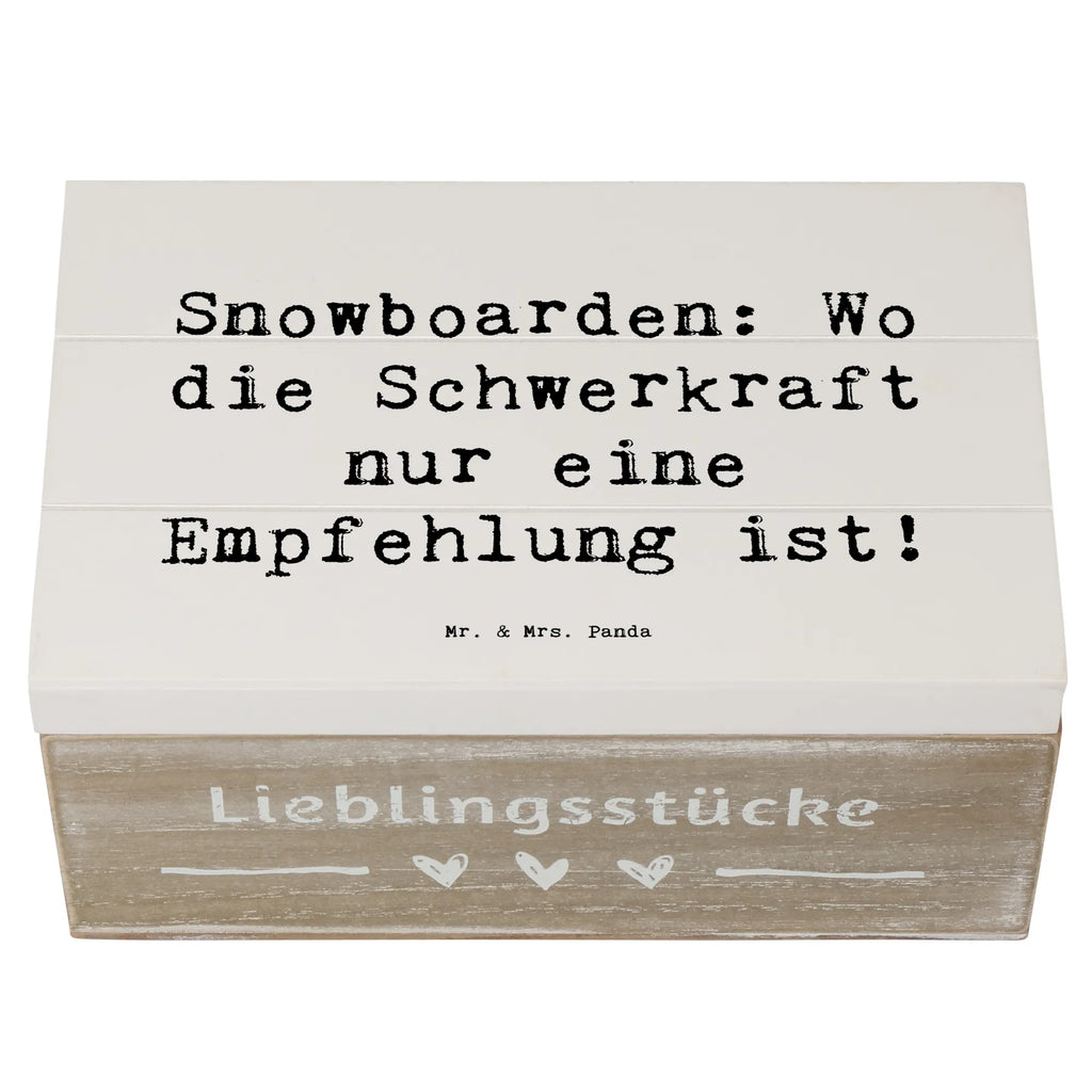 Holzkiste Spruch Snowboarden: Wo die Schwerkraft nur eine Empfehlung ist! XXL, Erinnerungsbox, Schatzkiste, Erinnerungskiste, Kiste, Geschenkdose, Holzkiste, Schatulle, Dekokiste, Aufbewahrungsbox, Truhe, Geschenkbox, Geschenk, Sport, Sportart, Hobby, Schenken, Danke, Dankeschön, Auszeichnung, Gewinn, Sportler