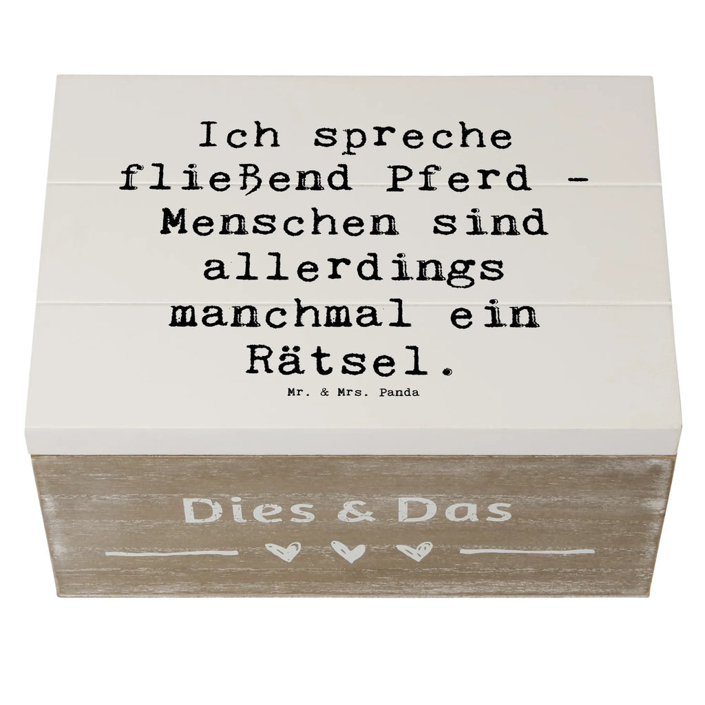 Holzkiste Spruch Reiten und Rätsel Schatulle, Holzkiste, Geschenkbox, Schatzkiste, Erinnerungskiste, Truhe, Kiste, Geschenkdose, Erinnerungsbox, XXL, Aufbewahrungsbox, Dekokiste, Geschenk, Sport, Sportart, Hobby, Schenken, Danke, Dankeschön, Auszeichnung, Gewinn, Sportler