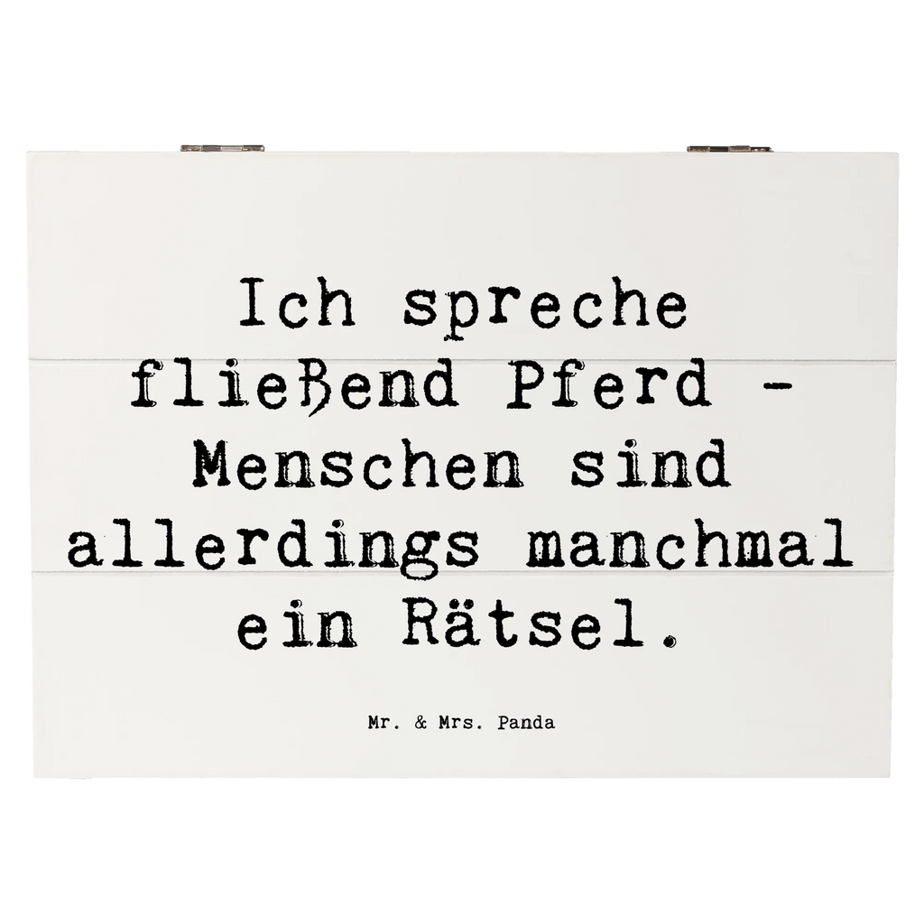 Holzkiste Spruch Reiten und Rätsel Schatulle, Holzkiste, Geschenkbox, Schatzkiste, Erinnerungskiste, Truhe, Kiste, Geschenkdose, Erinnerungsbox, XXL, Aufbewahrungsbox, Dekokiste, Geschenk, Sport, Sportart, Hobby, Schenken, Danke, Dankeschön, Auszeichnung, Gewinn, Sportler