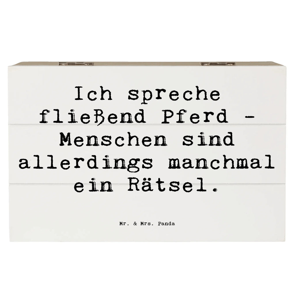 Holzkiste Spruch Reiten und Rätsel Schatulle, Holzkiste, Geschenkbox, Schatzkiste, Erinnerungskiste, Truhe, Kiste, Geschenkdose, Erinnerungsbox, XXL, Aufbewahrungsbox, Dekokiste, Geschenk, Sport, Sportart, Hobby, Schenken, Danke, Dankeschön, Auszeichnung, Gewinn, Sportler