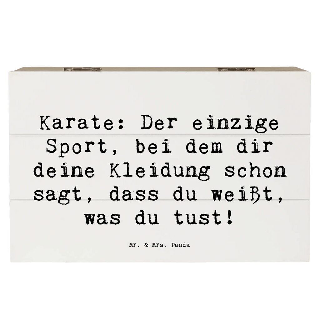Holzkiste Spruch Karate Kleidung Kiste, Truhe, Holzkiste, Dekokiste, Erinnerungsbox, Erinnerungskiste, Geschenkbox, Aufbewahrungsbox, Schatulle, Geschenkdose, Schatzkiste, XXL, Geschenk, Sport, Sportart, Hobby, Schenken, Danke, Dankeschön, Auszeichnung, Gewinn, Sportler