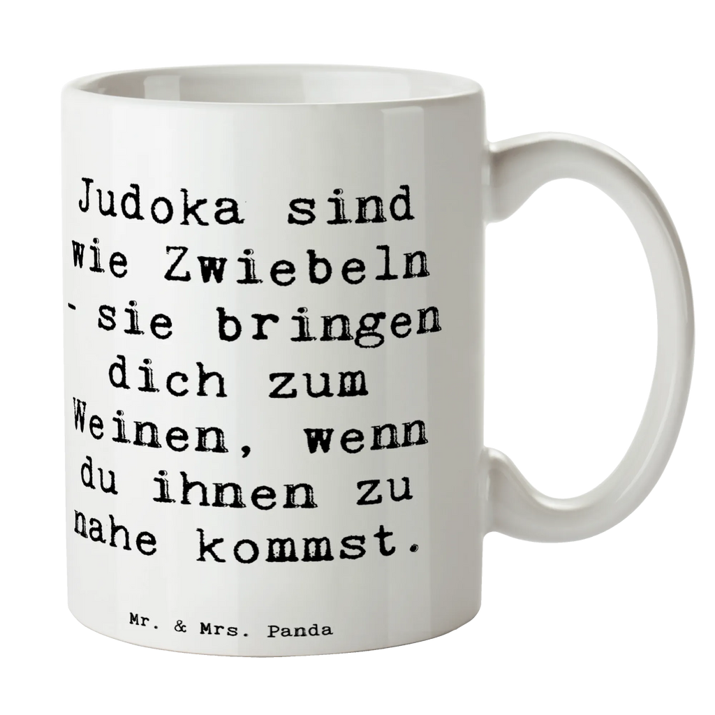 Tasse Spruch Judo Zwiebel Teetasse, Porzellantasse, Tasse mit Motiven, Geschenktasse, Tasse, Bürotasse, Keramiktasse, Tasse mit Zitaten, Kaffeetasse, Geschenk, Sport, Sportart, Hobby, Schenken, Danke, Dankeschön, Auszeichnung, Gewinn, Sportler