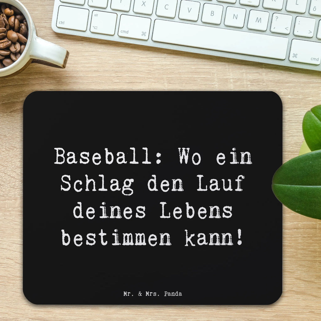 Mouse mat Saying Baseball: Wo ein Schlag den Lauf deines Lebens bestimmen kann! Mauspad Büro, Mauspad, PC Zubehör, Mausunterlage, Büroausstattung, Arbeitszimmer, Computer zubehör, Designer Mauspad, Einzigartiges Mauspad, Mousepad, Geschenk, Sport, Sportart, Hobby, Schenken, Danke, Dankeschön, Auszeichnung, Gewinn, Sportler