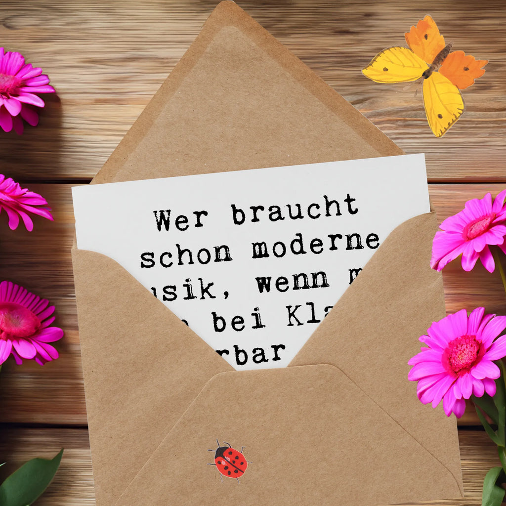 Deluxe Karte Spruch Klassik zum Träumen Glückwunschkarte, Karte, Grußkarte, Klappkarte, Geburtstagskarte, Hochzeitskarte, Hochwertige Grußkarte, Einladungskarte, Hochwertige Klappkarte