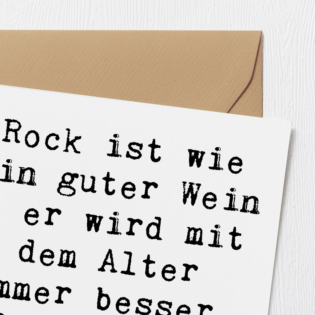 Deluxe Karte Spruch Rock Wein Karte, Einladungskarte, Grußkarte, Geburtstagskarte, Klappkarte, Hochwertige Grußkarte, Hochwertige Klappkarte, Glückwunschkarte, Hochzeitskarte
