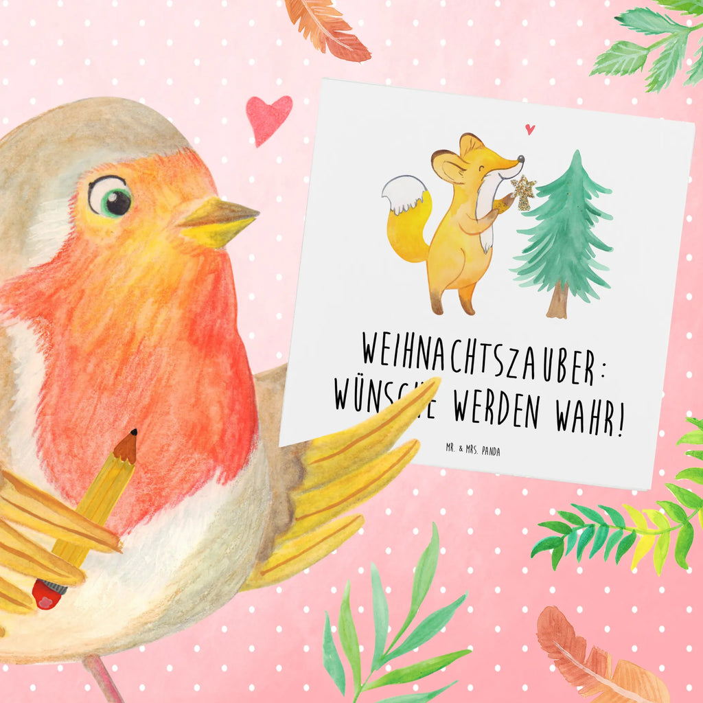 Coupon Weihnachtszauber: Wünsche werden wahr! Gutschein Karte, Geschenkgutschein, Geldgeschenk, Gutschein