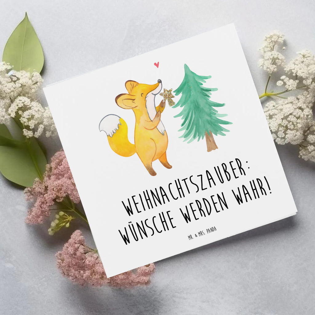 Coupon Weihnachtszauber: Wünsche werden wahr! Gutschein Karte, Geschenkgutschein, Geldgeschenk, Gutschein