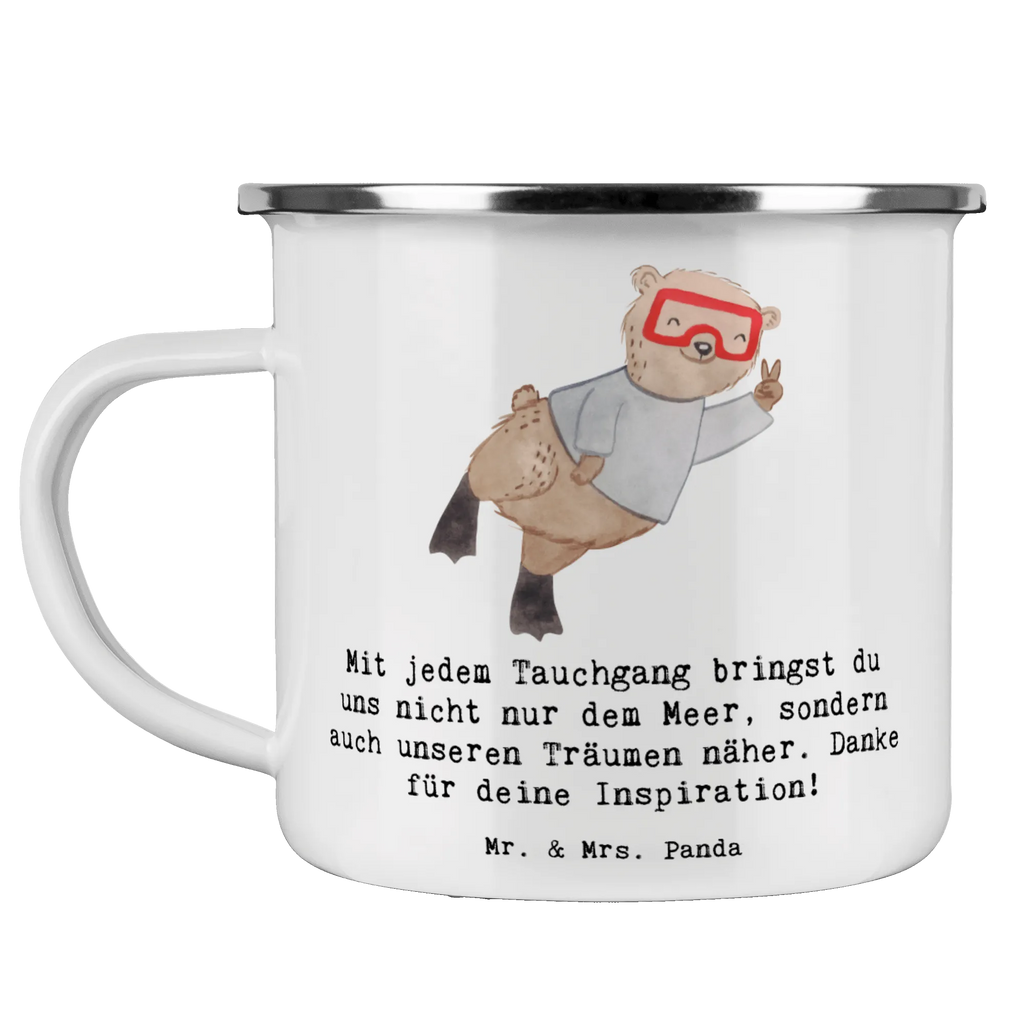 Camping Emaille Tasse Tauch Trainerin metallbecher, Emailletasse, Kaffeetasse, Becher, Blechtasse, becher emaille, Campingtasse, wanderbecher, reisetasse, Emaille Becher, Reisebecher, Teebecher, Emaille Tasse, Teetasse, wandertasse, Kaffeebecher, Trinkbecher, emaillebecher, Tasse, Tasse Emaille, Pott, Metalltasse, Campingbecher, blechbecher, Geschenk, Schenken, Sport, Sportart, Hobby, Danke, Dankeschön, Auszeichnung, Gewinn, Sportler