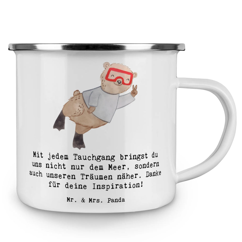Camping Emaille Tasse Tauch Trainerin metallbecher, Emailletasse, Kaffeetasse, Becher, Blechtasse, becher emaille, Campingtasse, wanderbecher, reisetasse, Emaille Becher, Reisebecher, Teebecher, Emaille Tasse, Teetasse, wandertasse, Kaffeebecher, Trinkbecher, emaillebecher, Tasse, Tasse Emaille, Pott, Metalltasse, Campingbecher, blechbecher, Geschenk, Schenken, Sport, Sportart, Hobby, Danke, Dankeschön, Auszeichnung, Gewinn, Sportler